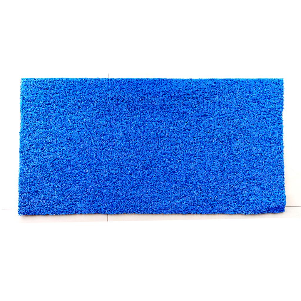 Blue PVC Square Door Mat Small