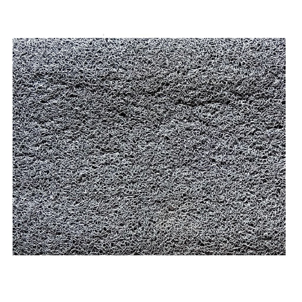Grey PVC Square Door Mat Big