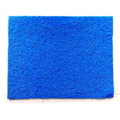 Blue PVC Square Door Mat Big