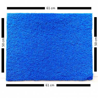 Blue PVC Square Door Mat Big 0