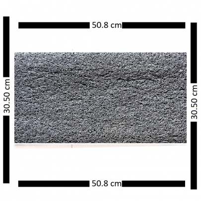 Grey PVC Square Door Mat Small 0