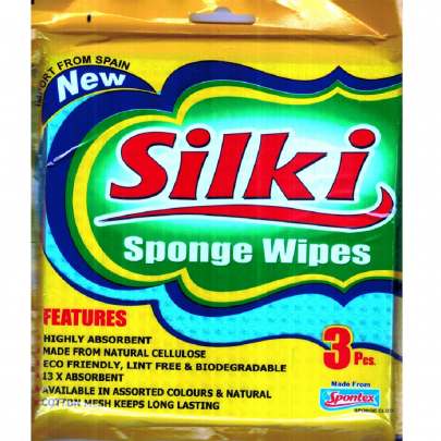 Silki Sponge Wipes
