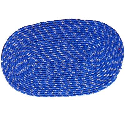 Cotton Ovel Blue Door mat