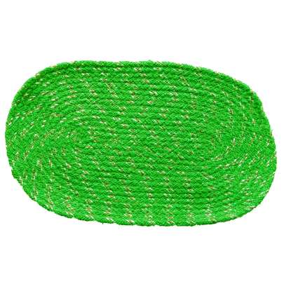 Cotton Ovel Green Door mat